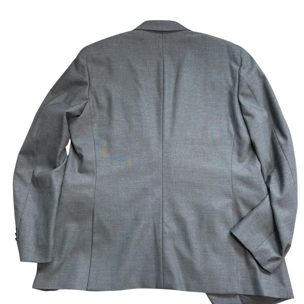 Banana Republic Mens 42R Slim Fit Gray Blazer Suit Jacket‎ Sport Coat Stretch
